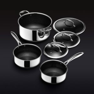 Hybrid Pot Set with Lids. 6-pc