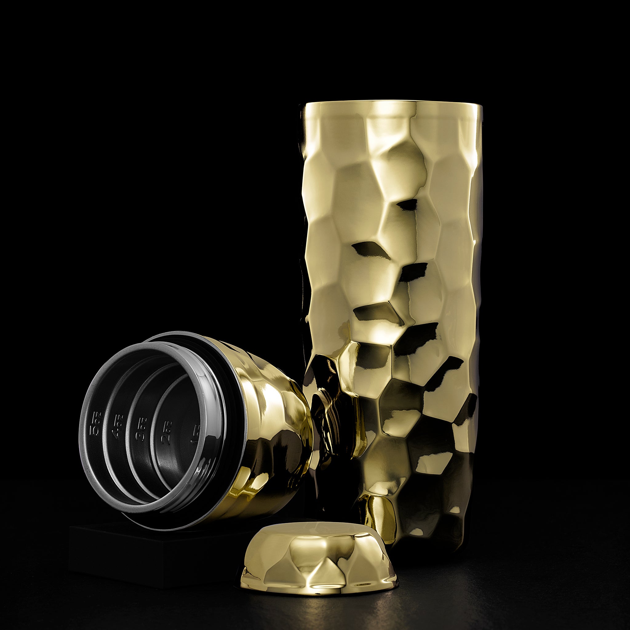 Cocktail Shaker. 25 oz (Gold) - Image 2
